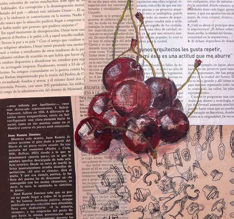 mirazo, serie frutas ilustradas